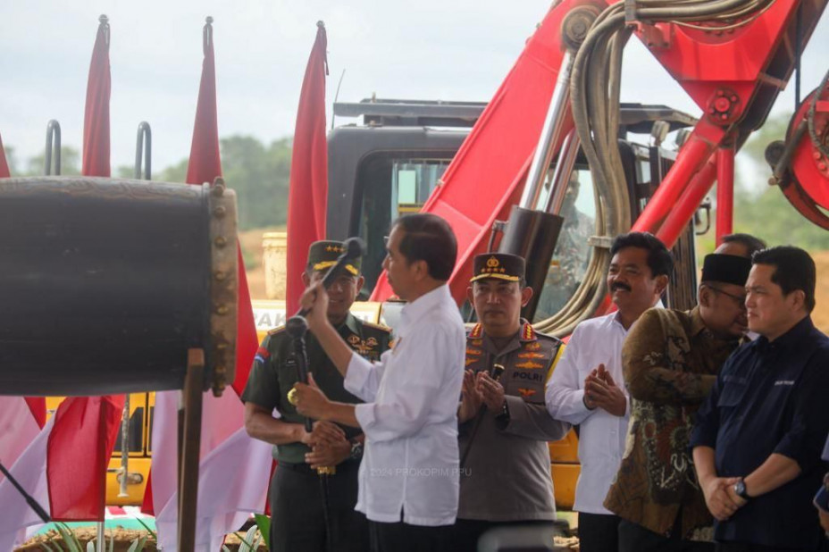 Jokowi Lakukan Peletakan Batu Pertama Proyek Pembangunan Masjid Negara ...